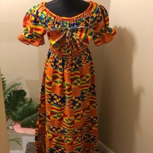 Brand new hand made African dress